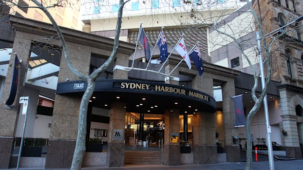 The security guard worked at the Marriott Hotel in Sydney.