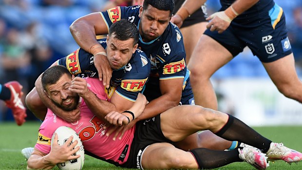 NRL Rd 11 - Titans v Panthers