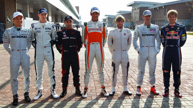 F1 drivers in 2010