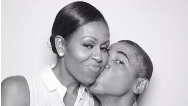 Barack and Michelle Obama.
