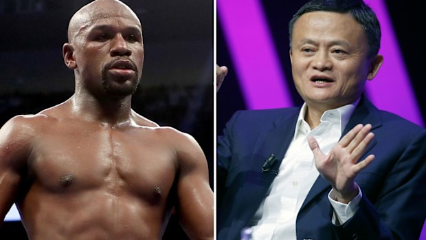 Floyd Mayweather and Jack Ma