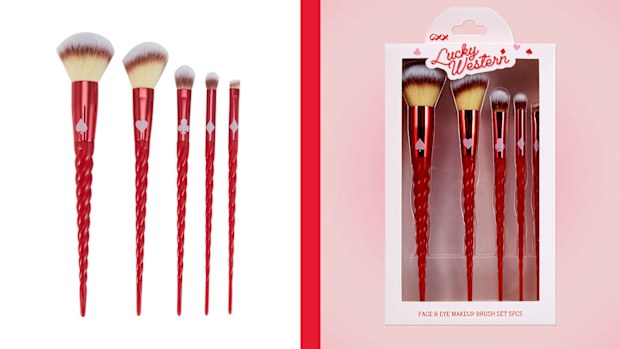 Lucky Western makeup brushes, Kmart
