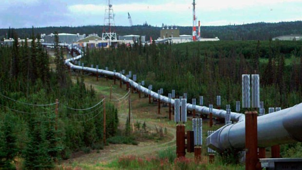 The leak happened north of Fairbanks, not far from where this photo was taken.