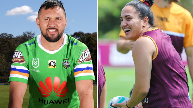 Jordan Rapana and sister Tazmin Gray