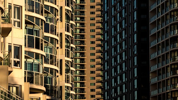 High-rise units in Sydney, Australia.