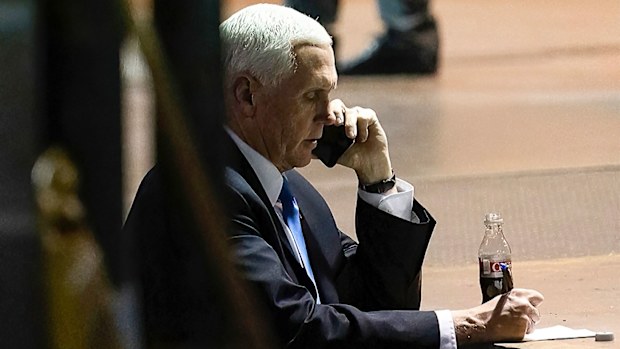 Rioters came within 12m of where Mike Pence was hiding during the Capitol riot.