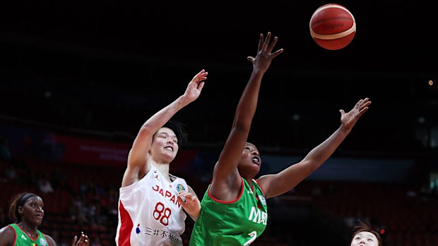 Salimatou Kourouma in action during Mali's Group B World Cup clash against Japan