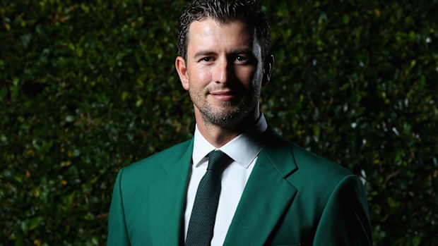 Adam Scott became the first Australian to don the famous green jacket.