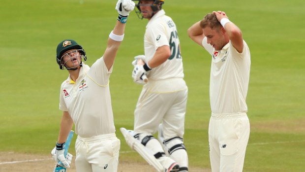 Steve Smith leads Australia at Edgbaston