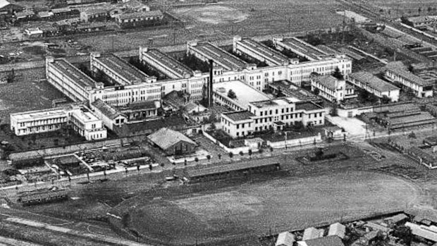 Sugamo Prison housed many Japanese war criminals after 1945.