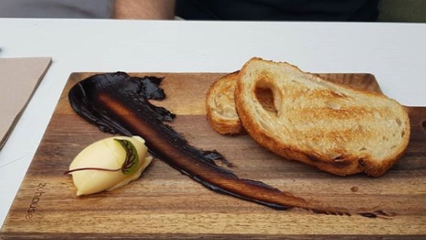 Huon Oliver snapped this photo of his $7 breakfast. (Instagram)