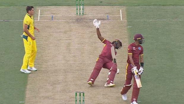 A shambolic West Indies run-out.