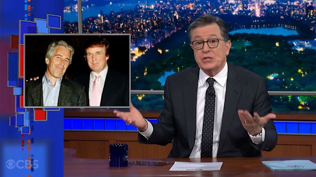 Stephen Colbert has lambasted his own network for refusing to air an interview with James Talarico.