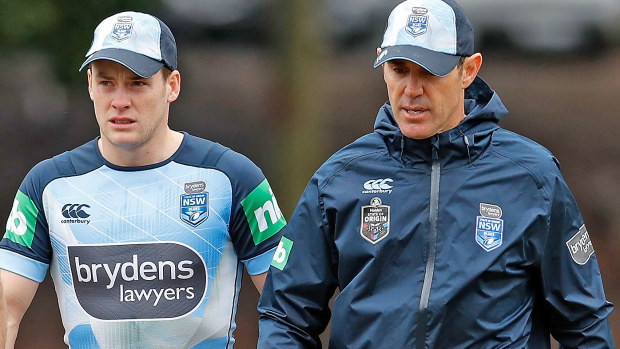 Luke Keary and Brad Fittler