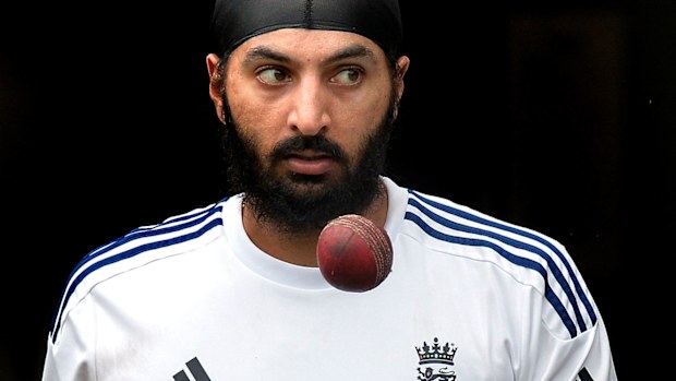 England's Monty Panesar during the nets session at the MCG in 2013