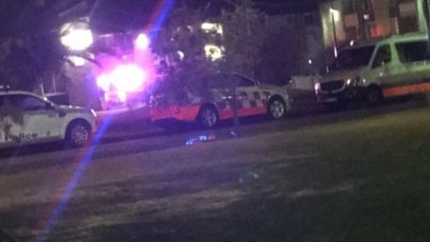Emergency services respond to reports of a woman falling from a balcony in Malabar, Sydney last night.