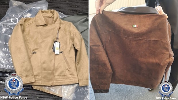 NSW Police seized 22 jackets this week.