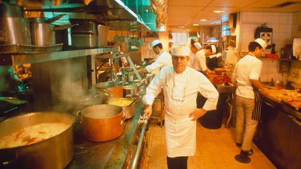 Albert Roux, pictured in the kitchen of Le Gavroche in 1989, was the chef who revolutionized London's restaurant scene.