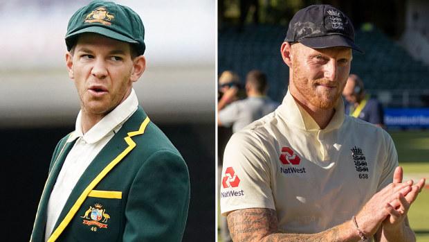Tim Paine has taken aim at the hypocrisy of English players and their fans