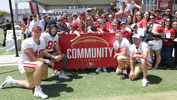 Wishnowsky with special teams at 49ers training camp