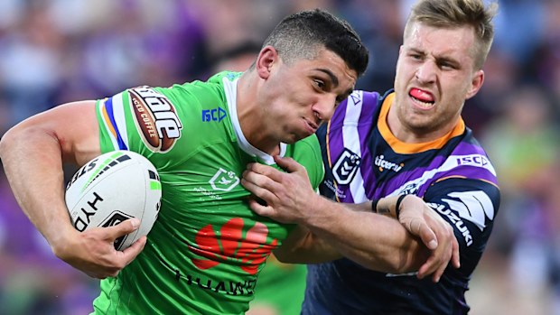Raiders lead storm at AAMI Park