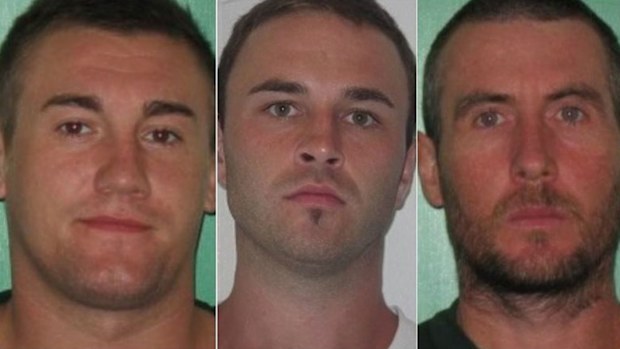 Three men who escaped from a Victorian prison are believed to have stolen a car. 