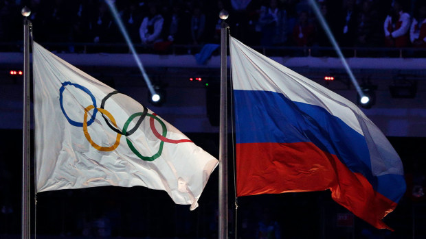 Russia has been banned from using its name and flag at the next two Olympics.
