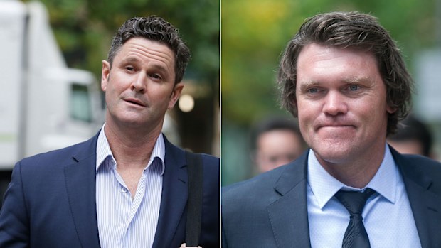 Chris Cairns (left) and Lou Vincent (right).