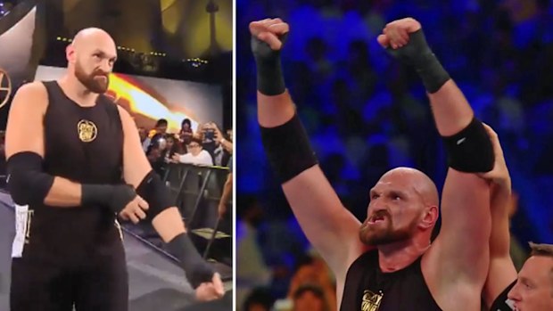 Tyson Fury makes his WWE debut