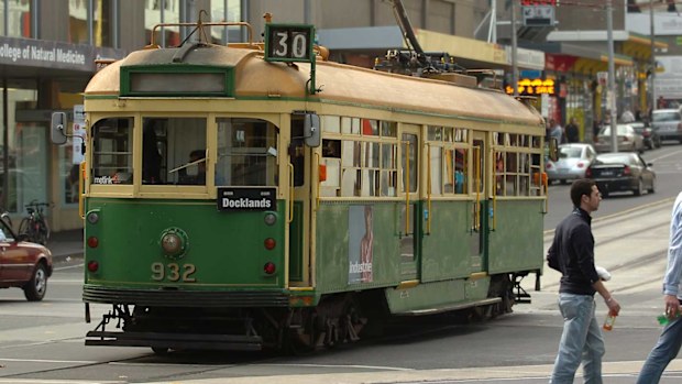 A W-class Melbourne tram. (AAP)