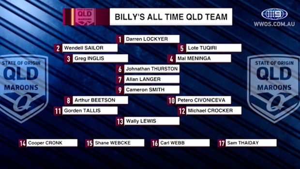 Slater's QLD team
