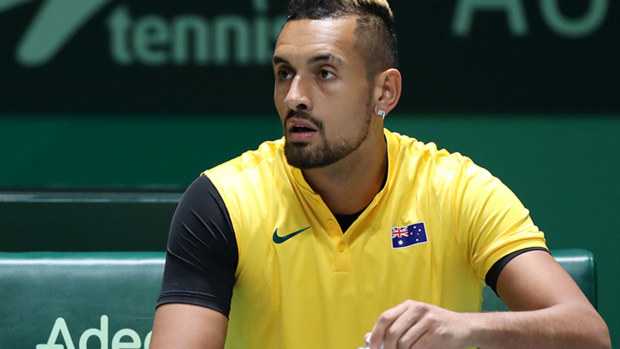Nick Kyrgios pulled out of Australia's Davis Cup quarter final.