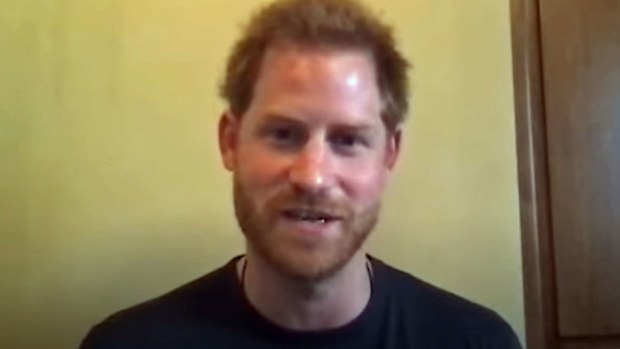 Prince Harry video message to charity OnSide Youth Zones