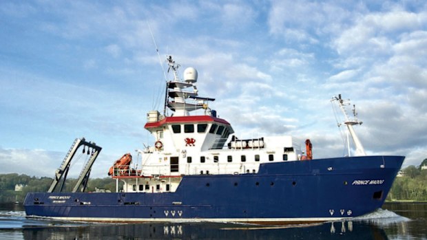 The Prince Madog research vessel