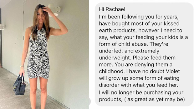 Rachael Finch called out one of her online trolls in March: 'Spread kindness instead please'