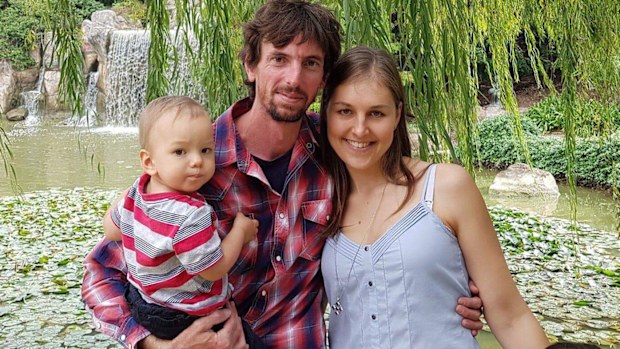 Paul Doe with his wife Belinda and son Travis.