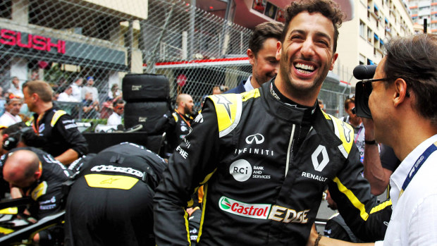 Daniel Ricciardo is upbeat about his Renault future