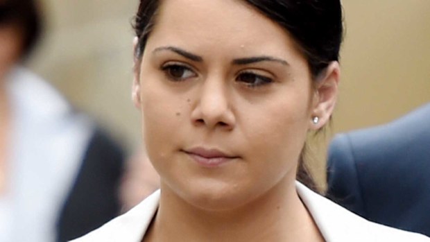 Jessica Silva outside court. (AAP)