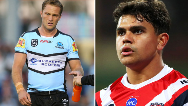 Matt Moylan and Latrell Mitchell