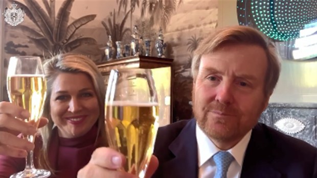 European royals in video message for Queen Margrethe - Queen Maxima King Willem-Alexander