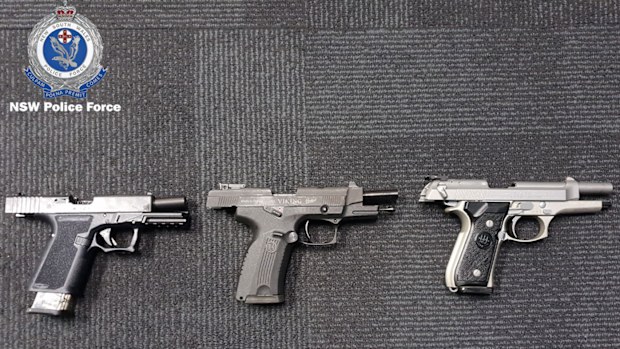 Police have seized a cache of weapons, including three assault rifles and almost 1500 rounds of ammunition.