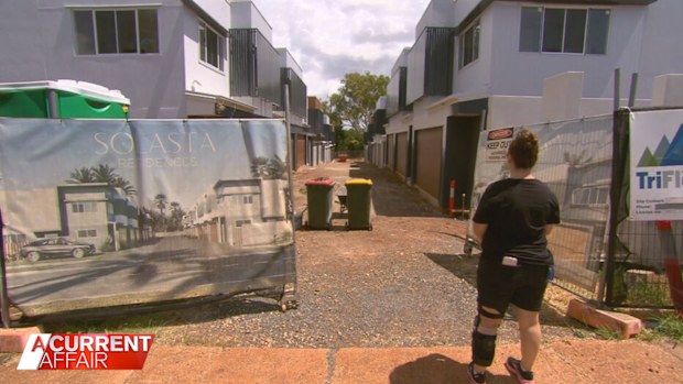 Brisbane woman Heather is waiting for her home to be completed.