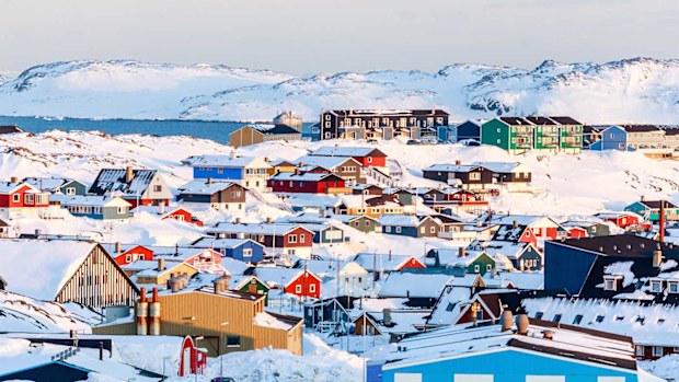 Nuuk, the capital of Greenland.