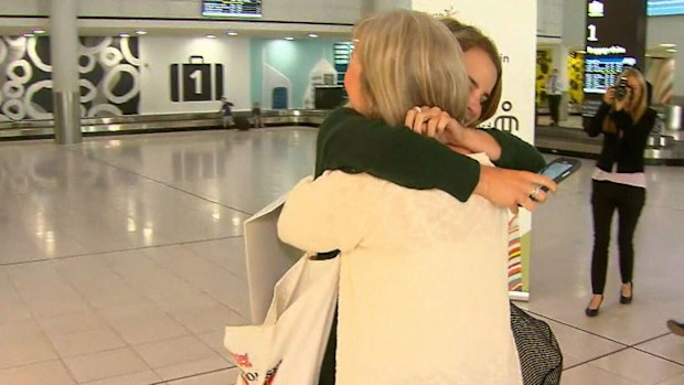 Families reunited at Perth Airport as WA border reopens