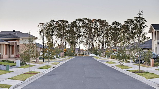 A street in Jordan Springs.
