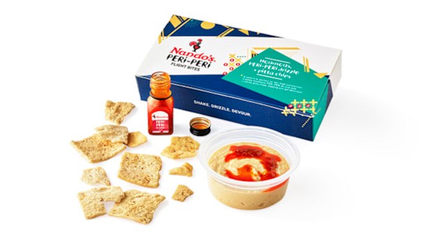 Nando's inflight meal