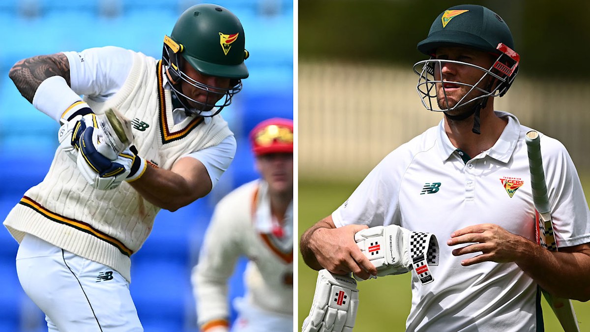 Jake Weatherald en Beau Webster faalden eerder met de genadeslag van Sheffield Shield