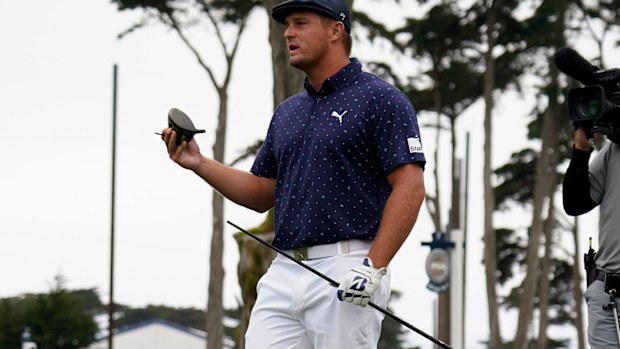Bryson DeChambeau snapped the head off his driver at the PGA Championship.