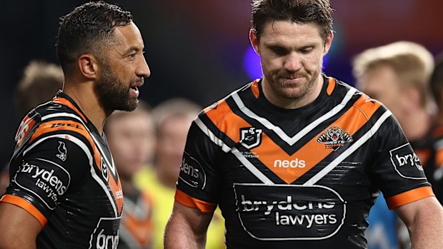 Chris Lawrence (right) with Benji Marshall.