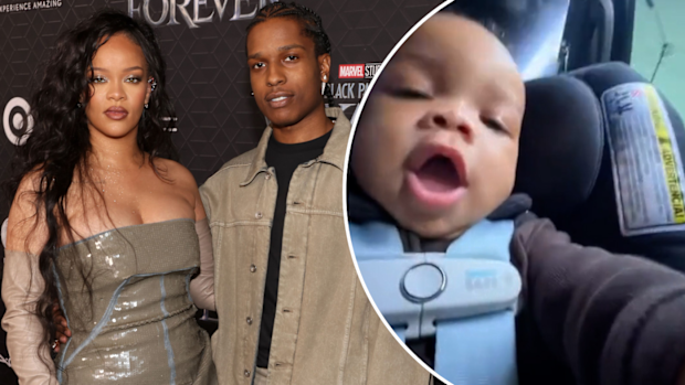 Rihanna, A$AP Rocky, and their baby son